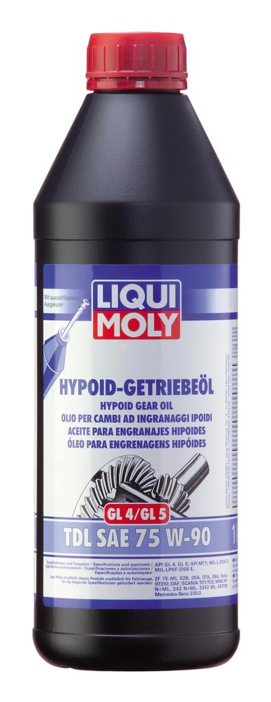 Трансмиссионное масло Liqui Moly Hypoid-Getriebeoil TDL 75W-90 1л