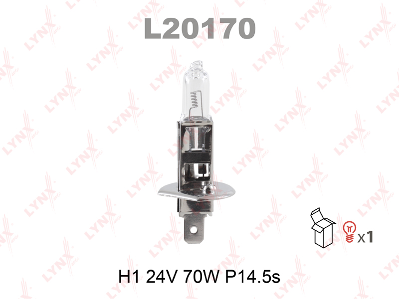 Лампа LYNX L20170 H1 24V 70W