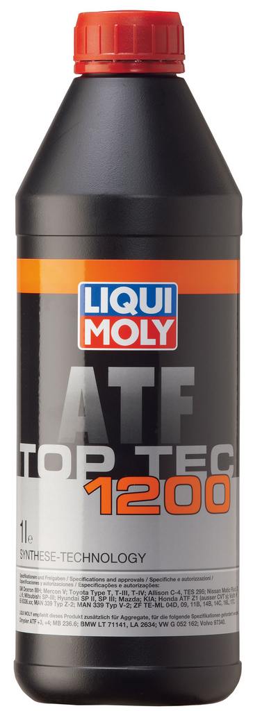7502 Liqui Moly синтетическое масло для АКПП TopTec1200 1л