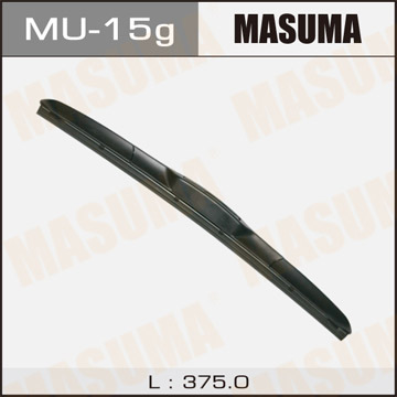 Щётка стеклоочистителя MASUMA гибридный 15", крюк 375 мм MU-15g