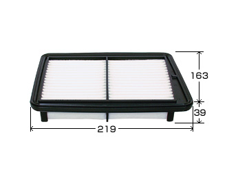 Фильтр воздушный SHINKO SA-1025 / MFA-1148 / 17801-BZ080