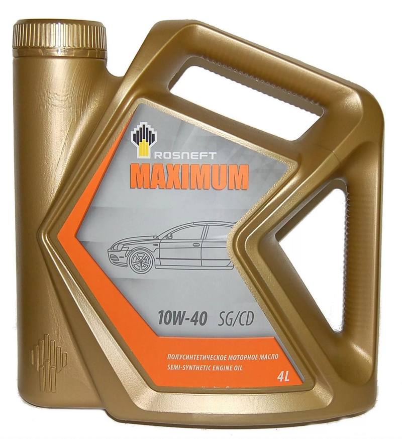 Масло моторное Rosneft Maximum 10W40 п/с 4л