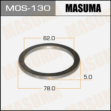 Кольцо уплотнительное глушителя Masuma MOS-130