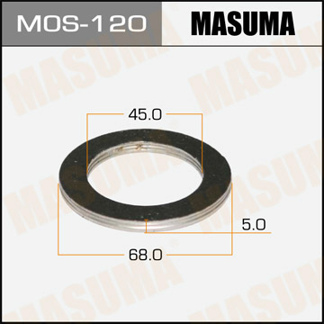 Кольцо уплотнительное глушителя Masuma MOS-120