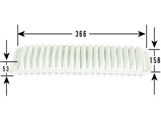 Фильтр воздушный MADFIL А-1014 TOYOTA 17801-20050