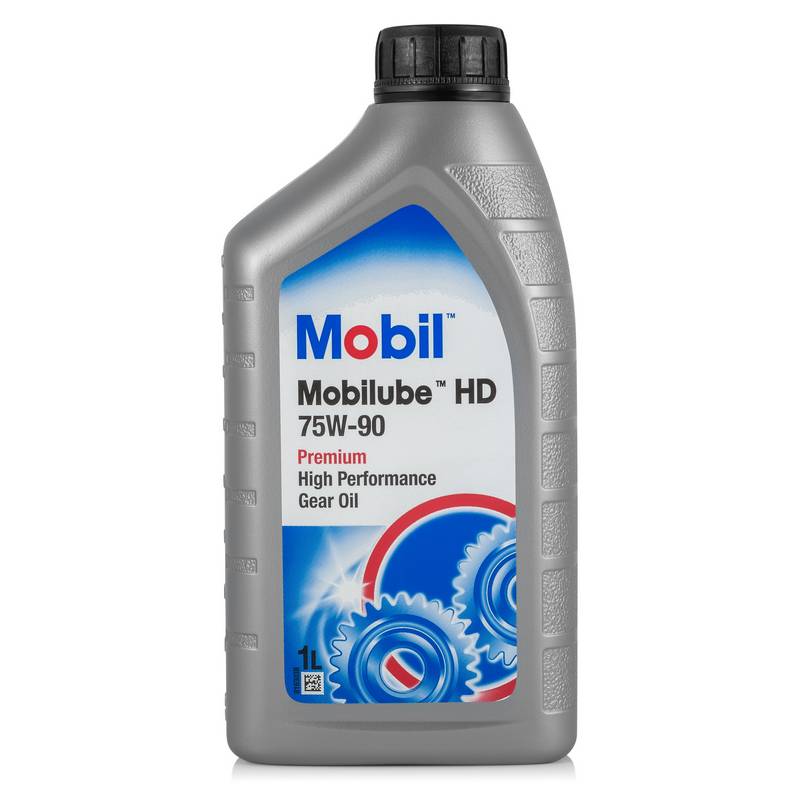 Mobil Mobilube HD 75W90 синтетическое GL- 5 1л. Масло трансмиссионное