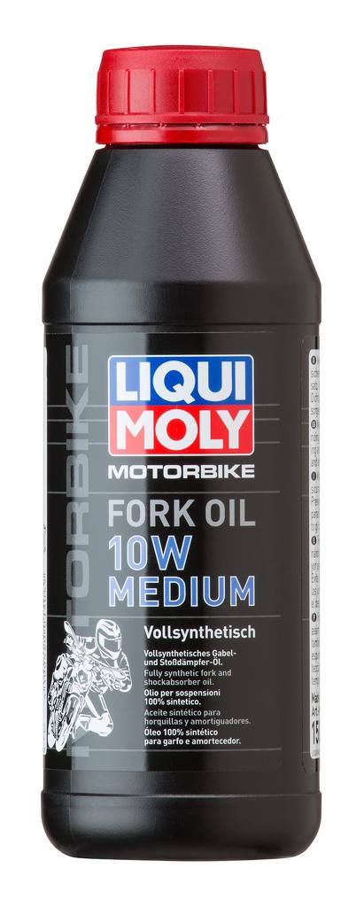 Масло для вилок и амортизаторов синтетическое Liqui Moly Mottorad Fork Oil Medium 10W 0.5л