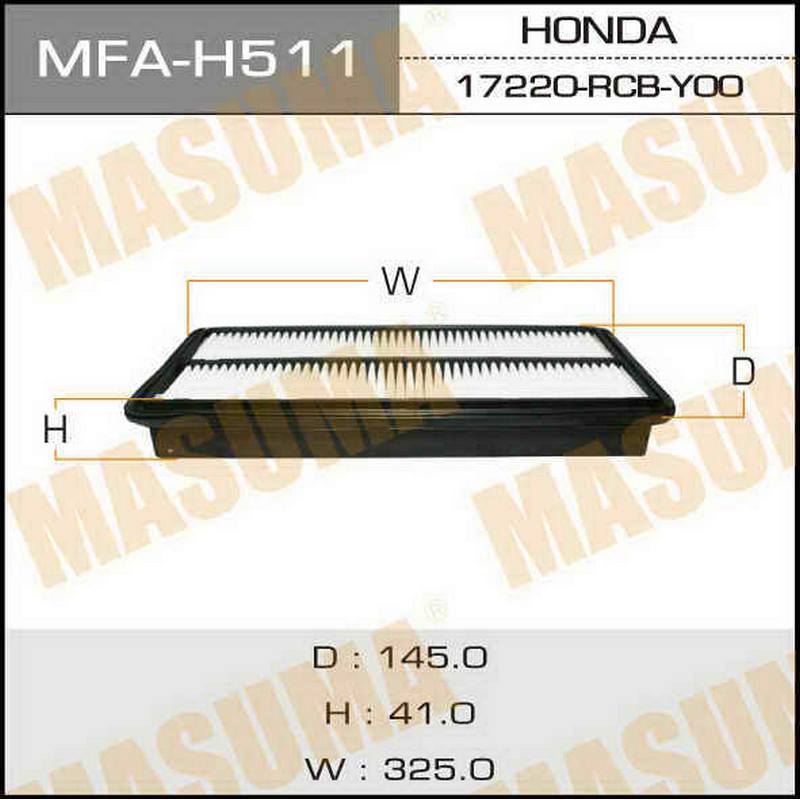 Воздушный фильтр MASUMA MFA-H511