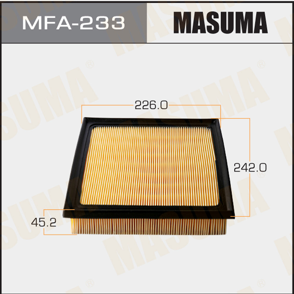 Воздушный фильтр MASUMA MFA-233