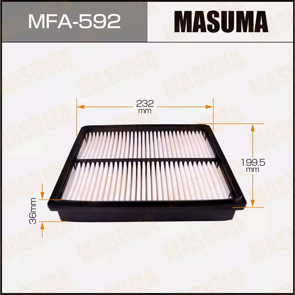 Воздушный фильтр MASUMA MFA-592