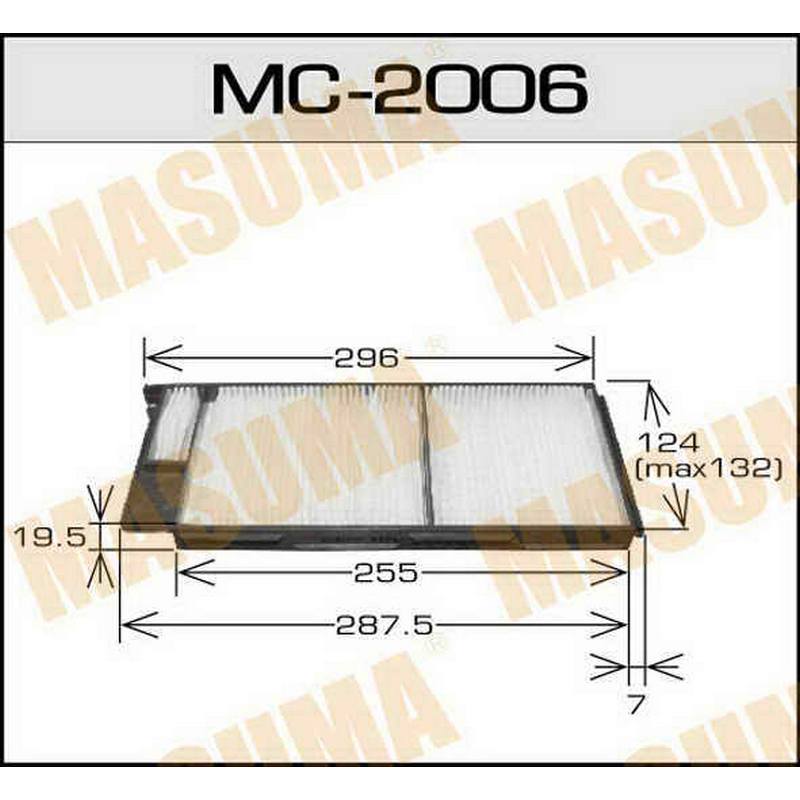Фильтр салонный MASUMA MC-2006