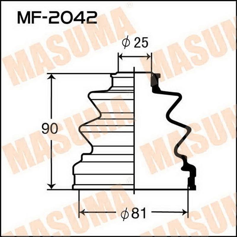 Пыльник привода Masuma MF-2042