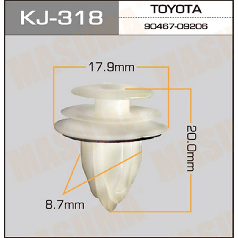 Клипса MASUMA KJ-318