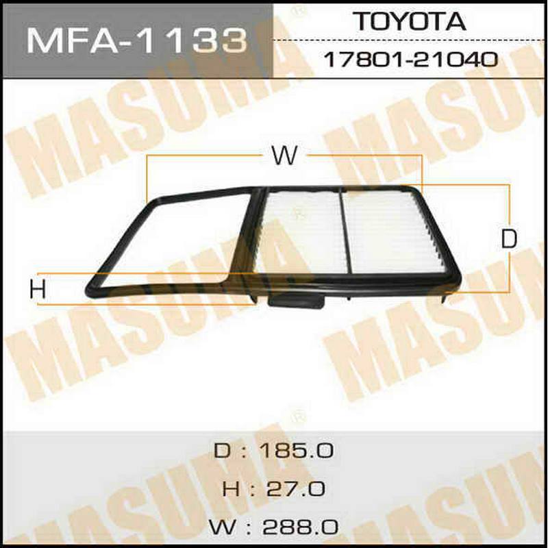 Воздушный фильтр MASUMA MFA-1133
