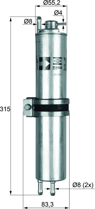 Фильтр топливный Knecht Filter KLH 12