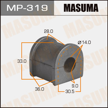 Втулка стабилизатора Masuma MP-319