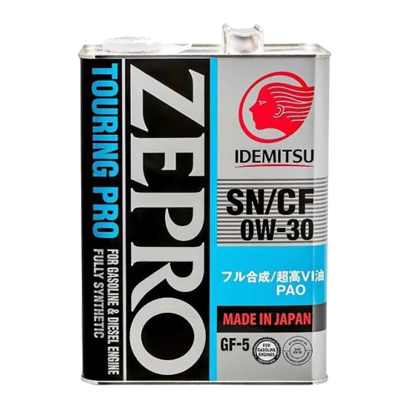 Моторное масло IDEMITSU ZEPRO TOURING PRO F-S 0W30 4л