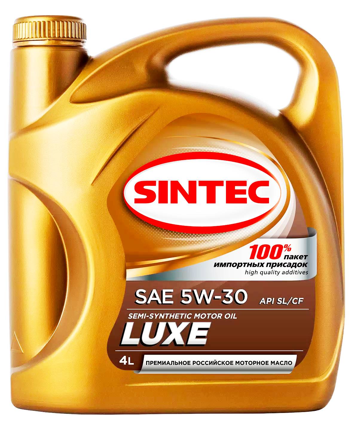 SINTEC Масло Моторное Sintec Luxe 5000 5w-30 Sl/Cf 4л