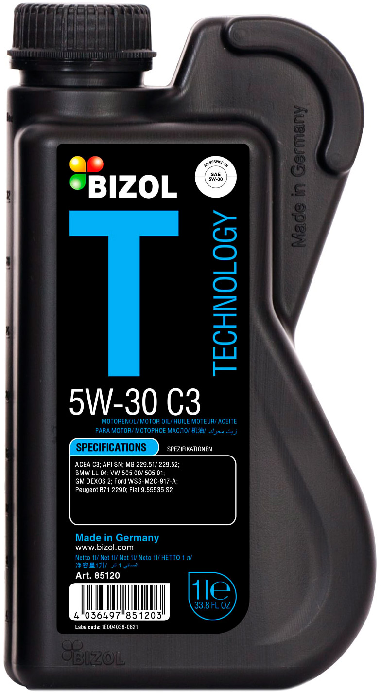 Моторное масло синтетическое BIZOL Technology 5W-30 C3 1л