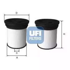 Фильтр топливный UFI 26.042.02