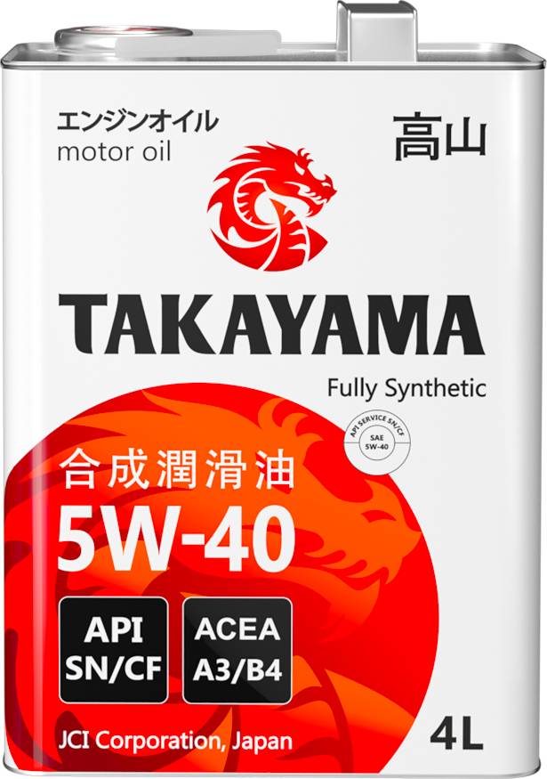 Масло моторное Takayama ADAPTEC 5w-40 4л.