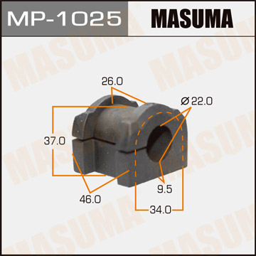 Втулка стабилизатора MP-1025