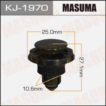 KJ-1932 (50) Клипса пластм.крепёжная