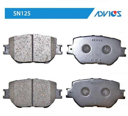 Колодки тормозные дисковые ADVICS SN125