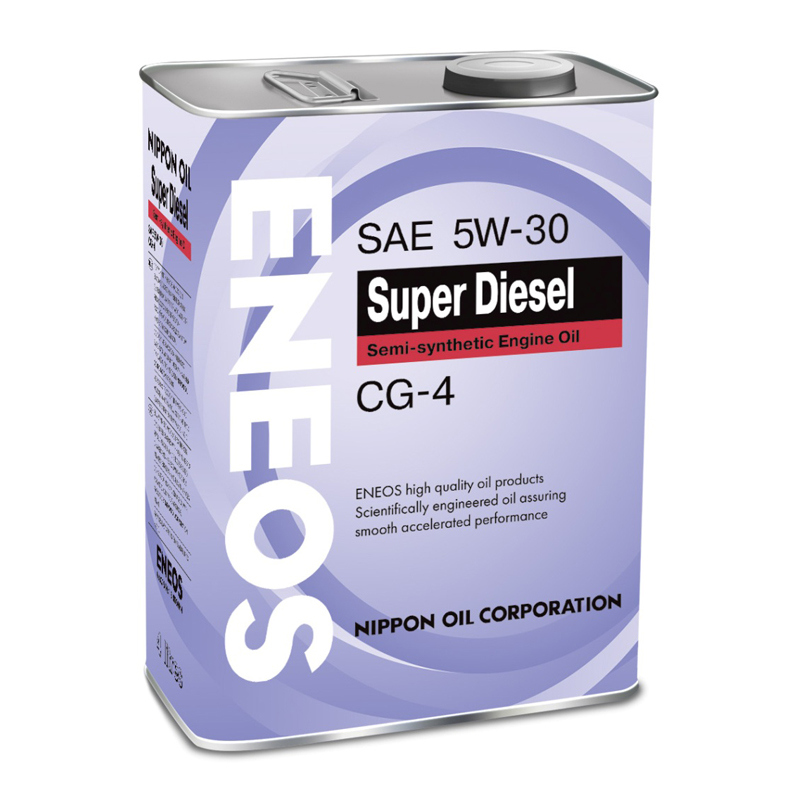 Полусинтетическое моторное масло ENEOS Super Diesel 5W30 4л.