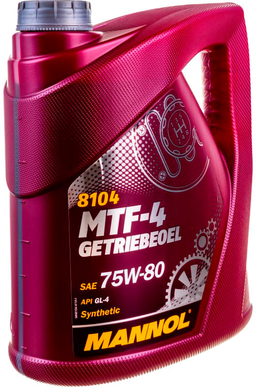 Трансмиссионное масло MANNOL MTF-4 GETRIEBEOEL 75W80 4 л.