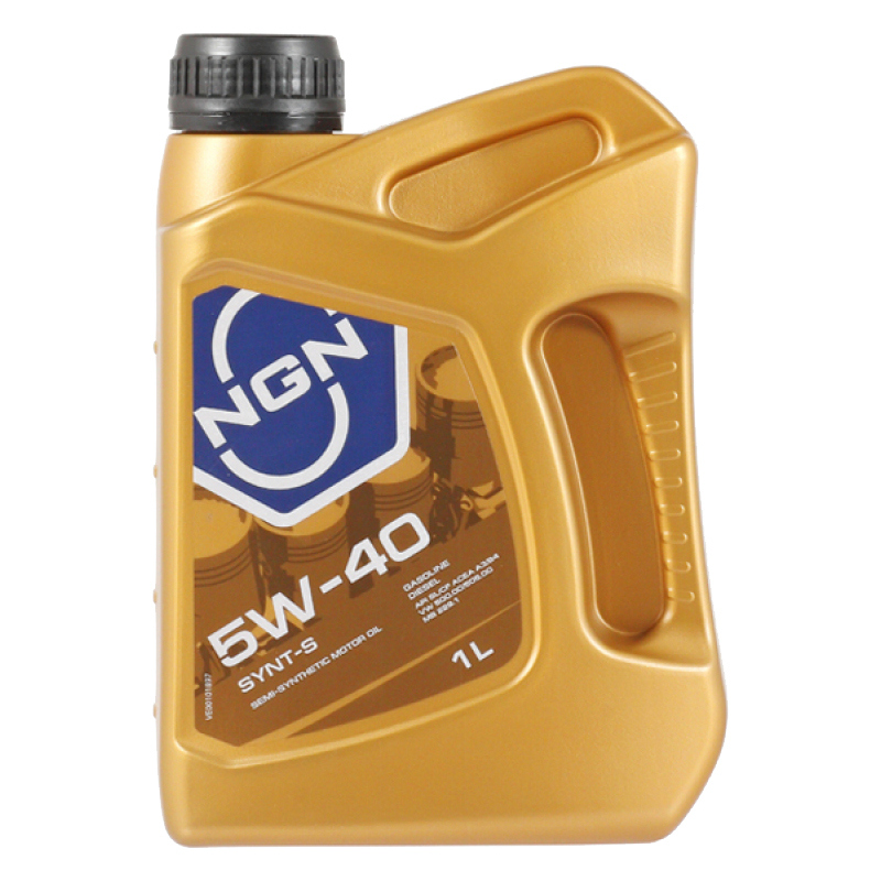 Масло моторное NGN SYNT-S 5W40 SL/CF 1л полусинтетика