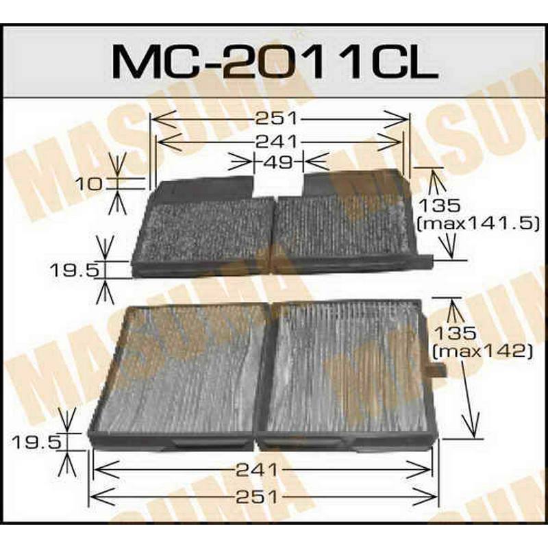 Фильтр салонный MASUMA MC-2011
