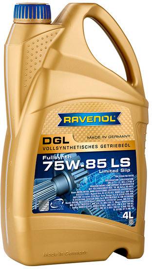 Масло трансмиссионное RAVENOL DGL 75W85 4л