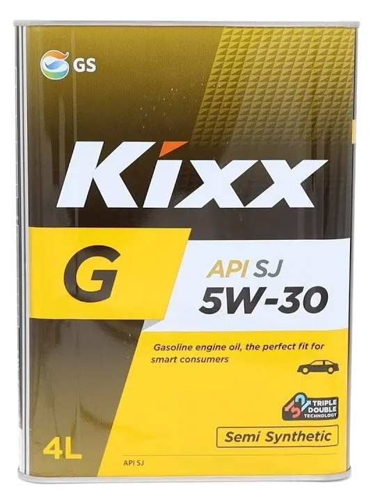 Масло моторное полусинтетическое KIXX G SJ/CF 5W-30, 4л
