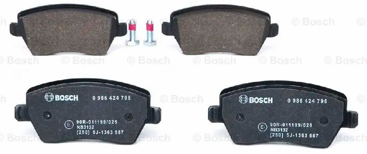 Bosch 0 986 424 795 Колодки тормозные дисковые, комплект