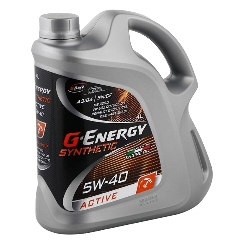 Моторное масло G-Energy Synth Active 5W40 синтетика 4л