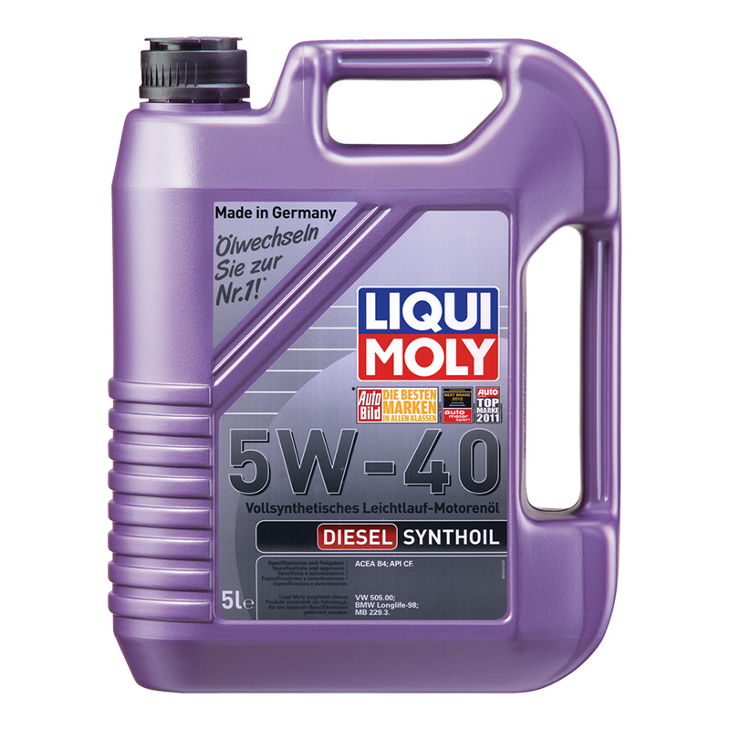 Масло моторное 1927 LiquiMoly DieselSynthoil синтетическое 5W40 5л