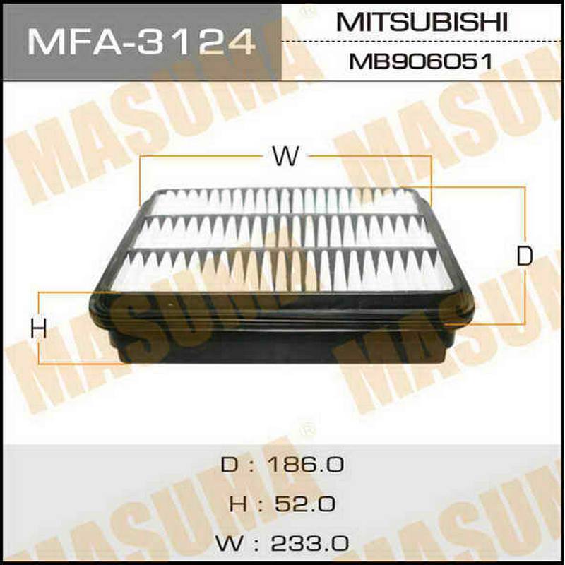 Воздушный фильтр MASUMA MFA-3124