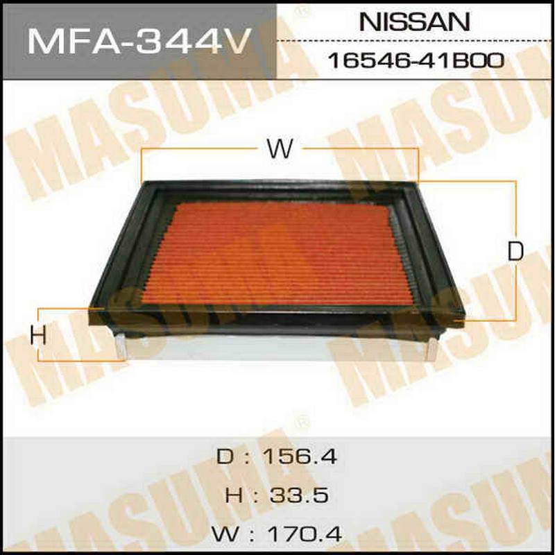 Воздушный фильтр MASUMA MFA-344V
