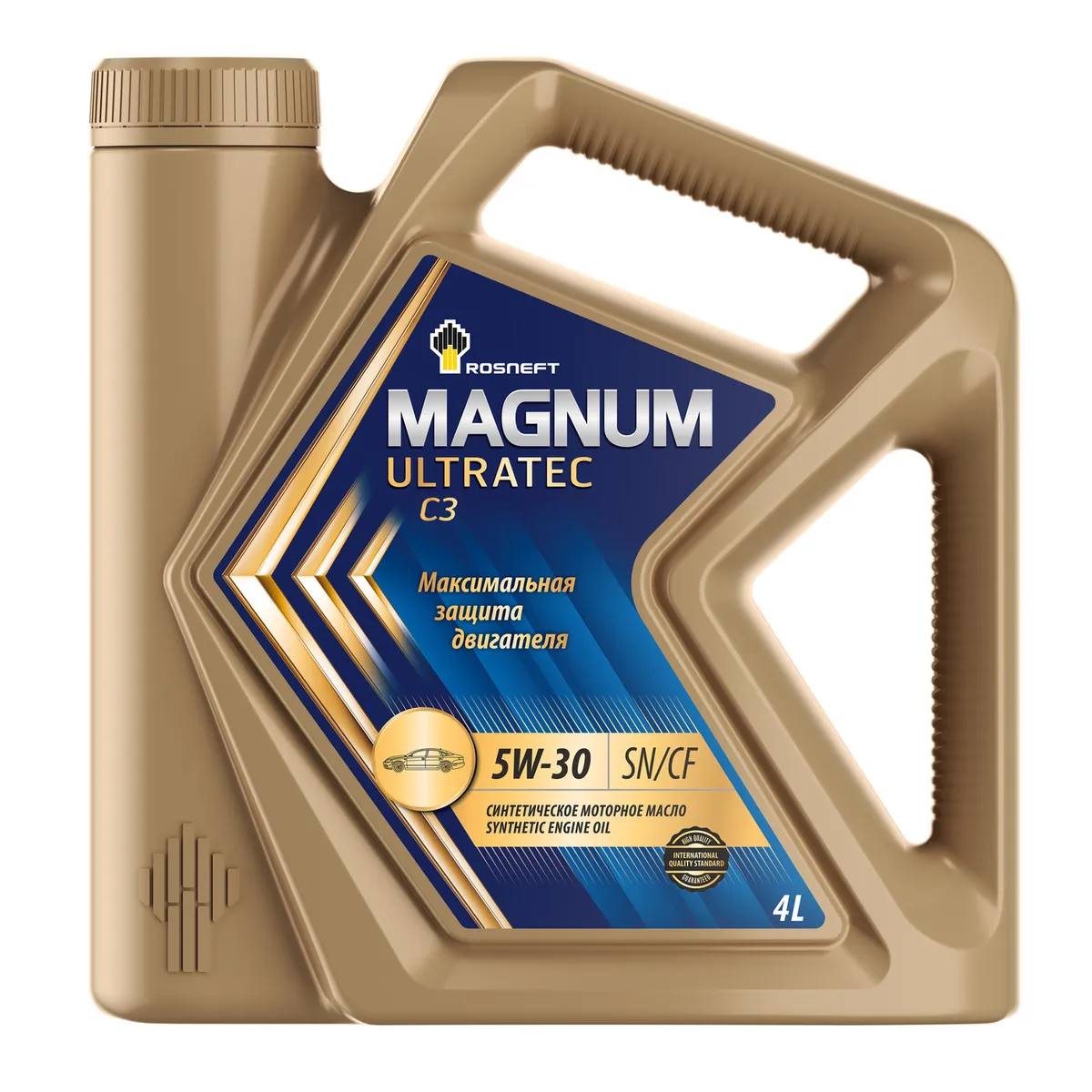 Моторное масло Роснефть Magnum Ultratec C3 5W-30 Синтетическое 4 л