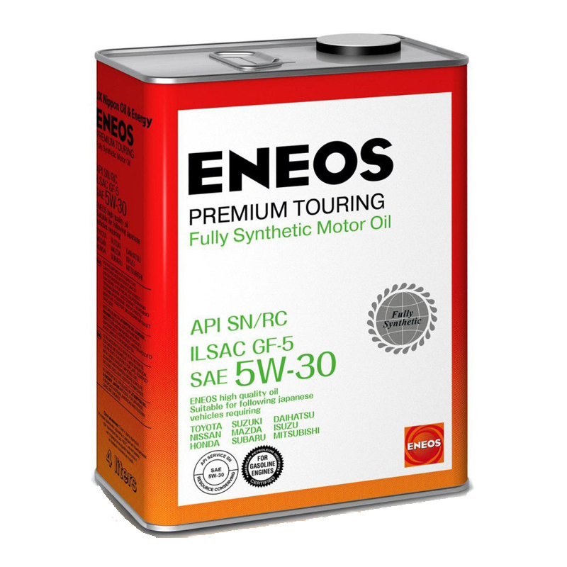Синтетическое моторное масло ENEOS Premium Touring 5W30 4л.