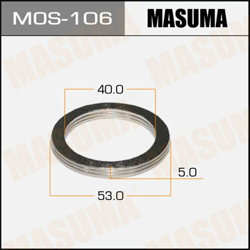 Кольцо уплотнительное глушителя Masuma MOS-106