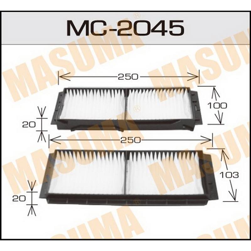 Фильтр салонный MASUMA MC- 2045
