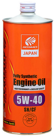 Моторное масло AUTOBACS ENGINE OIL FS 5W40 SN/CF 1л.