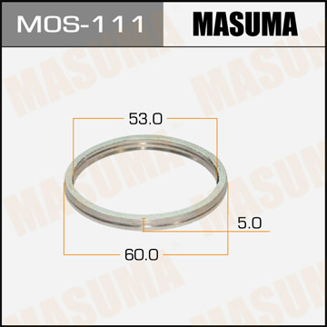 Кольцо уплотнительное глушителя Masuma 53х60 MOS-111