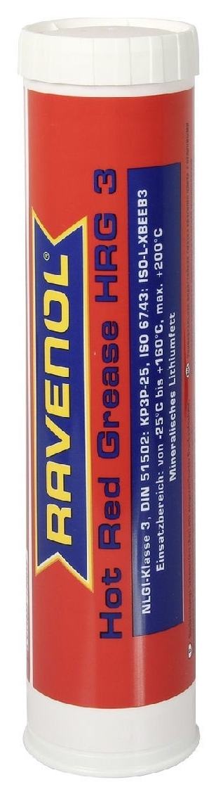 Смазка RAVENOL Hot Red Grease HRG 3 красная 0,4кг