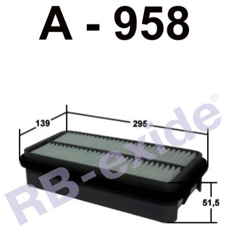 Фильтр воздушный Rb-Exide A-958