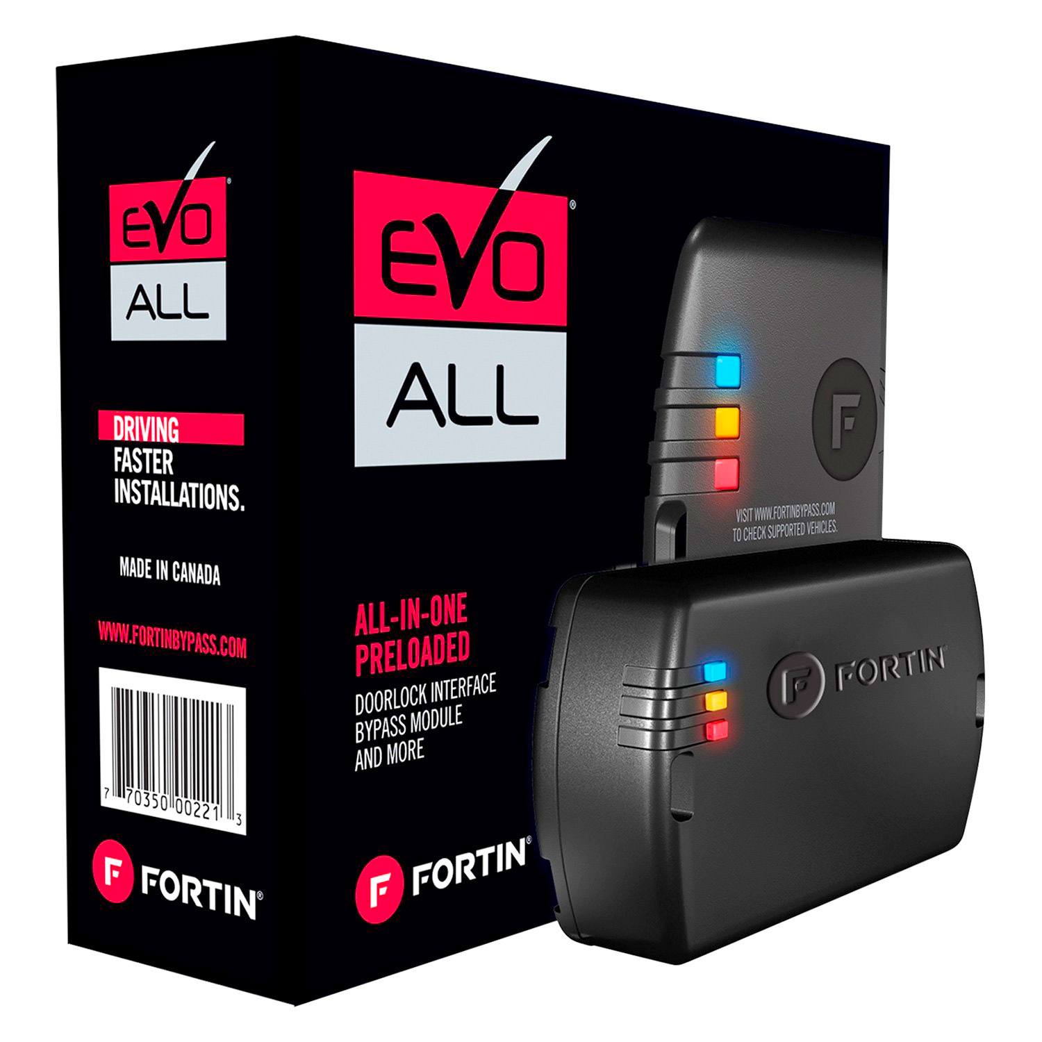 Бесключевой обход иммобилайзера Fortin EVO-ALL модуль обхода