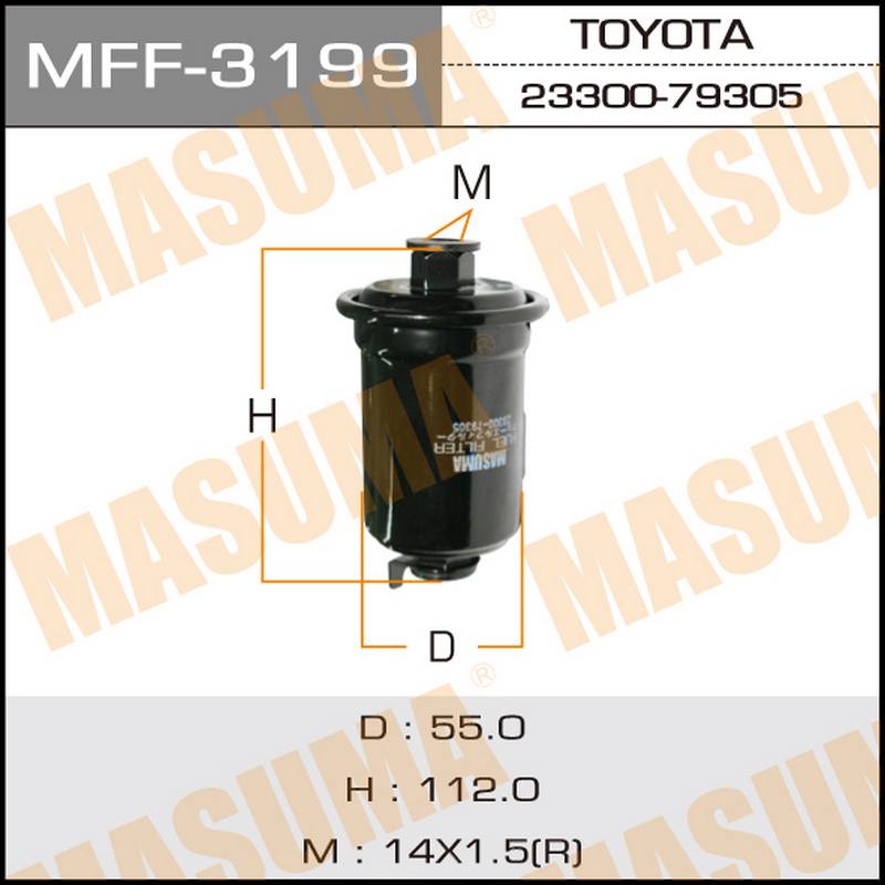 Фильтр топливный MASUMA MFF-3199 / FC-188 / FC-155 / LF-U01