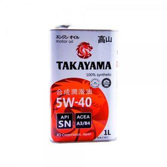 Масло моторное TAKAYAMA 5 W 40 1л A3/B4